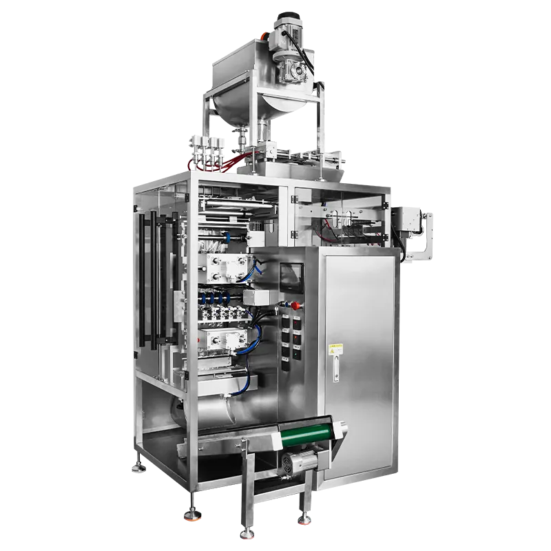 Machine d'emballage &agrave; scellage lat&eacute;ral pour sachets de ketchup