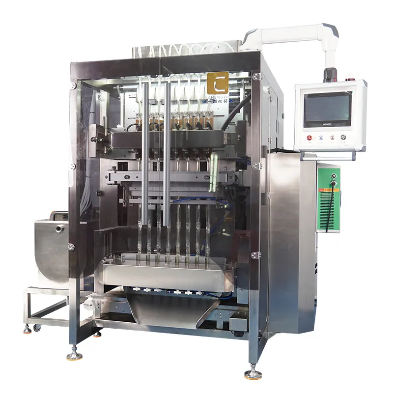 Machine de remplissage &agrave; grande vitesse de b&acirc;ton de miel de 8 voies