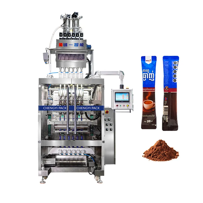 Machine d'emballage de paquets de b&acirc;tonnets de caf&eacute;