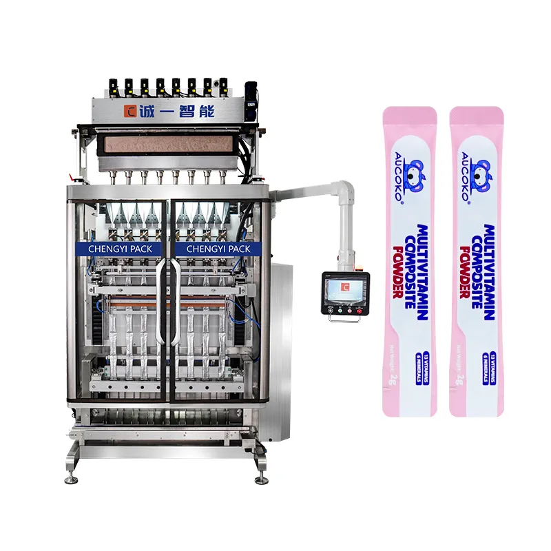 Machine d'emballage de b&acirc;tonnets de lait en poudre
