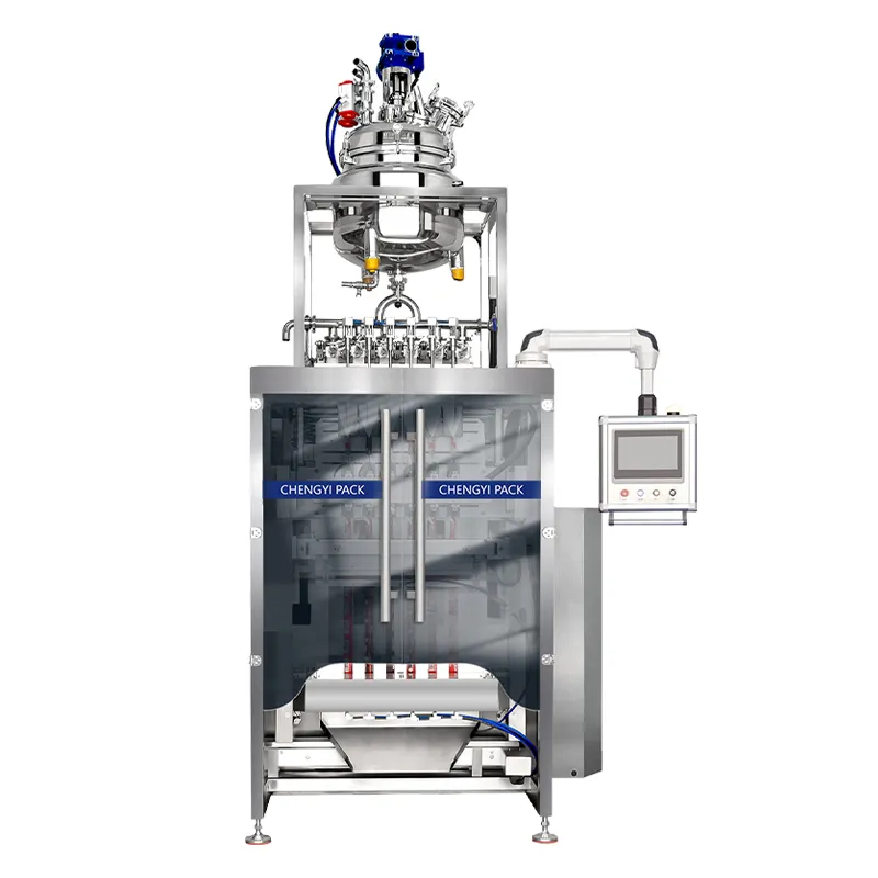 Machine d'emballage de b&acirc;tonnets de liquide &agrave; plusieurs voies