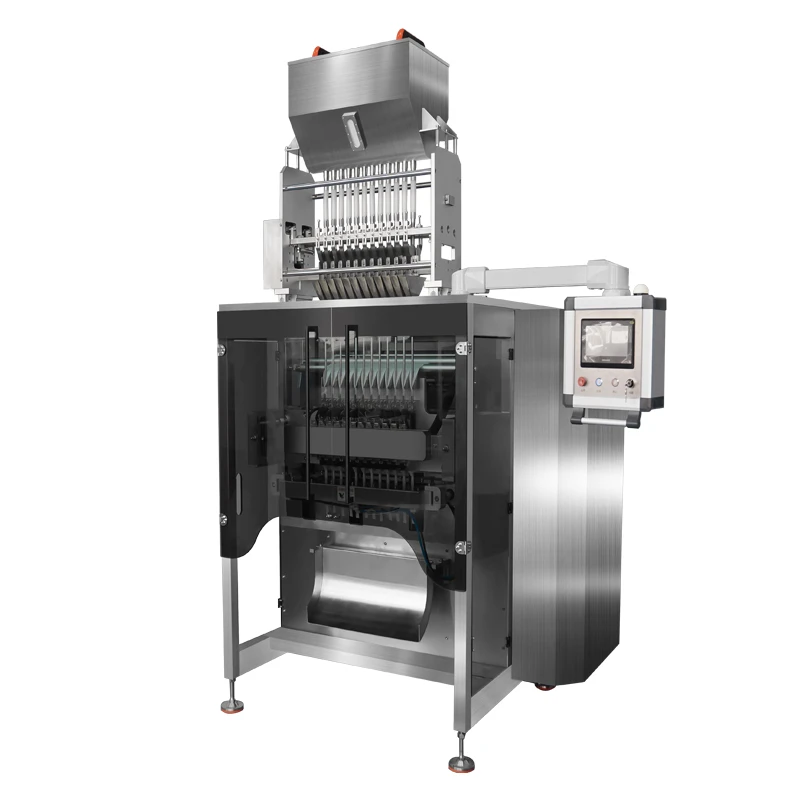 Machine d'emballage de b&acirc;tonnets de sucre &agrave; plusieurs voies