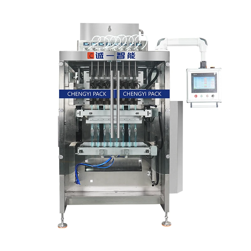 Machine de conditionnement de b&acirc;tons de gel&eacute;e &agrave; plusieurs voies