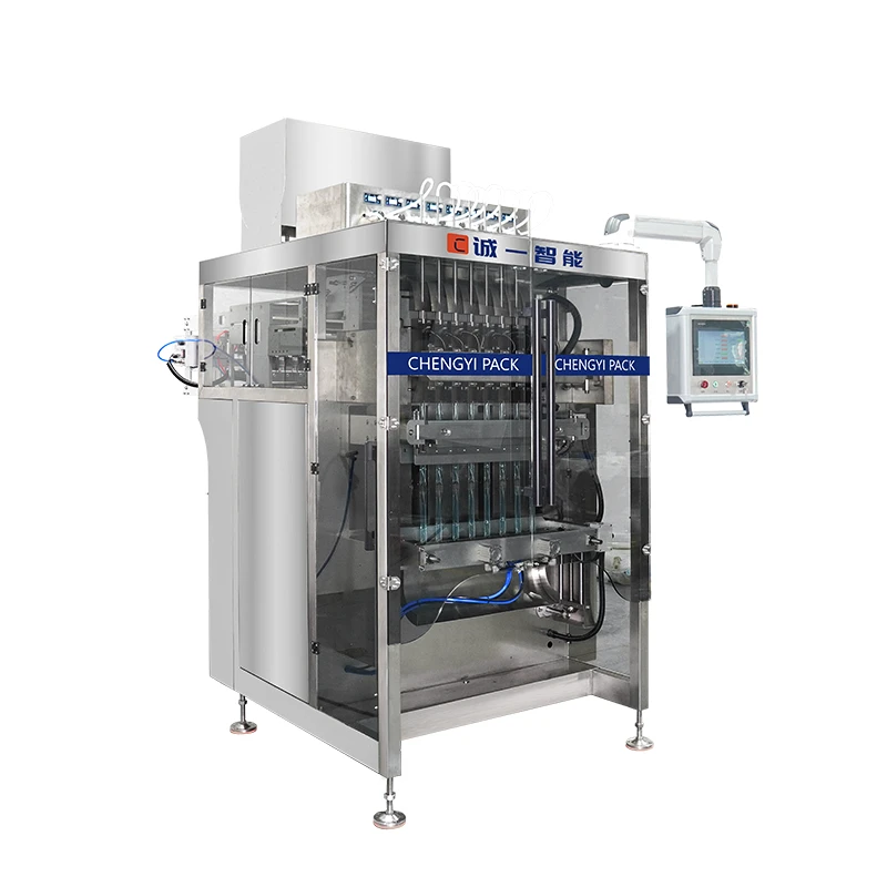 Machine de conditionnement de b&acirc;tons de gel&eacute;e &agrave; plusieurs voies