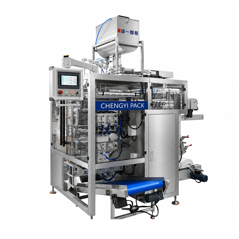 Machine d'emballage de sachets de d&eacute;tergent &agrave; lessive
