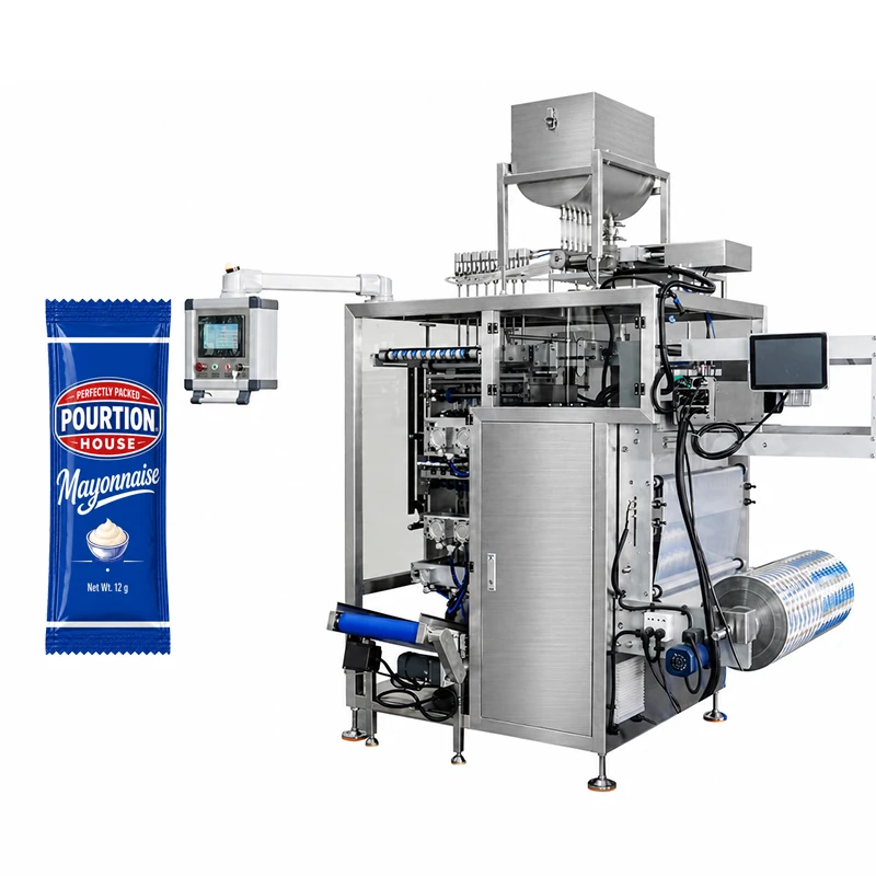 Machine d'emballage de sachets de beurre de mayonnaise