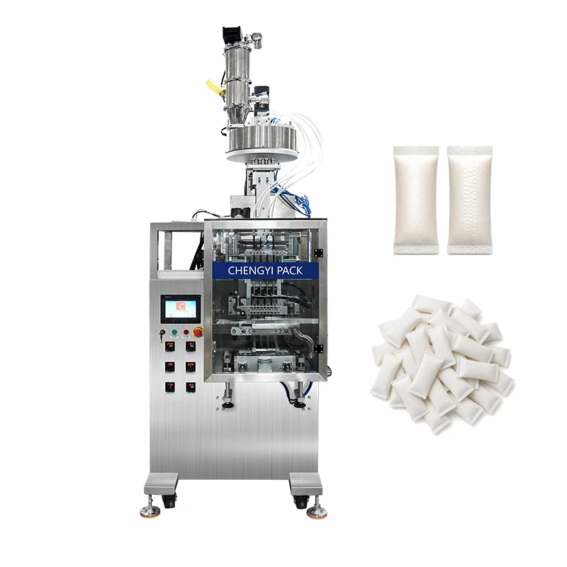 Machine d'emballage de snus &agrave; quatre voies